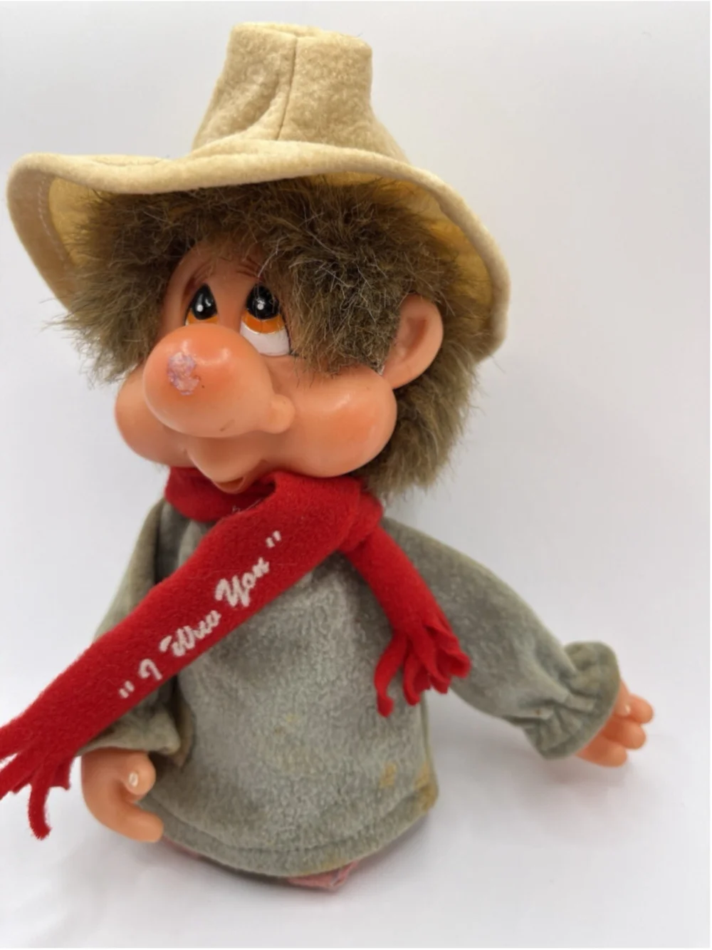 Vintage 1982 Applause Wadsworth Hobo Thumb Sucker Doll Plush With Tag 1980's Toy
